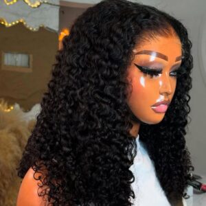double drawn full frontal human hair factory wig deep  romance