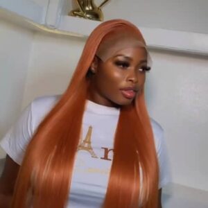 13*3 full frontal silky straight cajun chinse bone straight blend